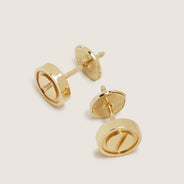 Love Stud Earrings 18k Yellow Gold thumbnail image