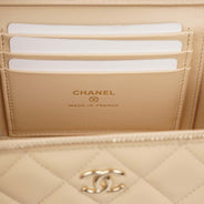 Chanel Vanity Top Handle Beige Lambskin thumbnail image
