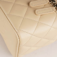 Chanel Vanity Top Handle Beige Lambskin thumbnail image