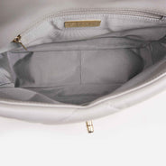 Chanel Small 19 Flap Bag Grey Leather thumbnail image
