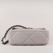 Chanel Small 19 Flap Bag Grey Leather thumbnail image
