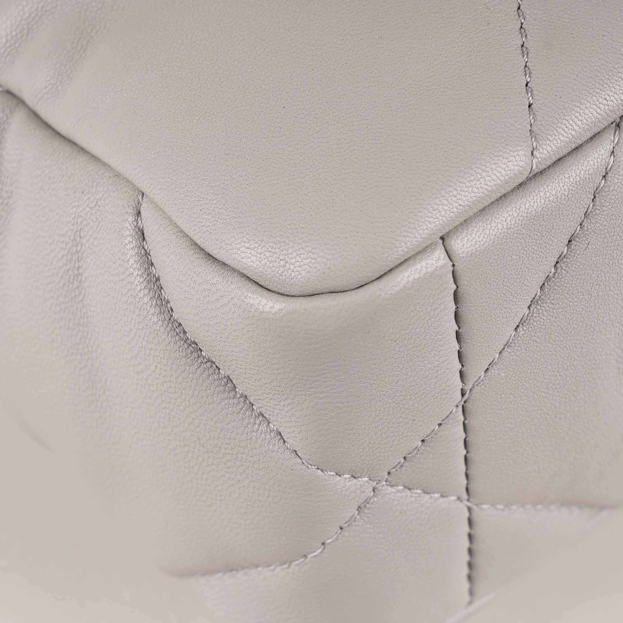 Chanel Small 19 Flap Bag Grey Leather image