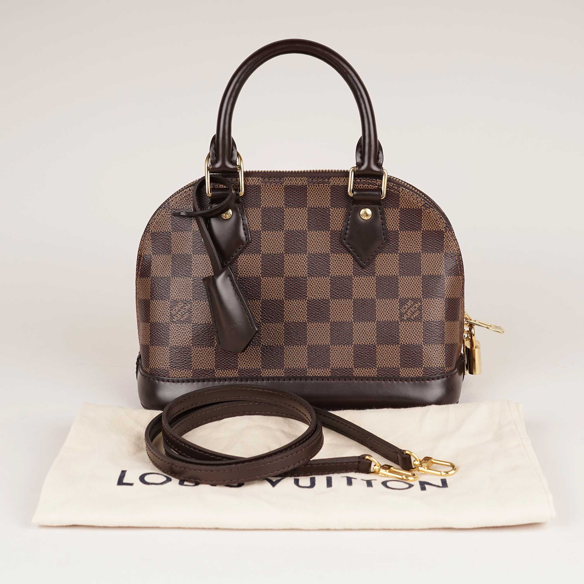 Alma BB Top Handle Damier image