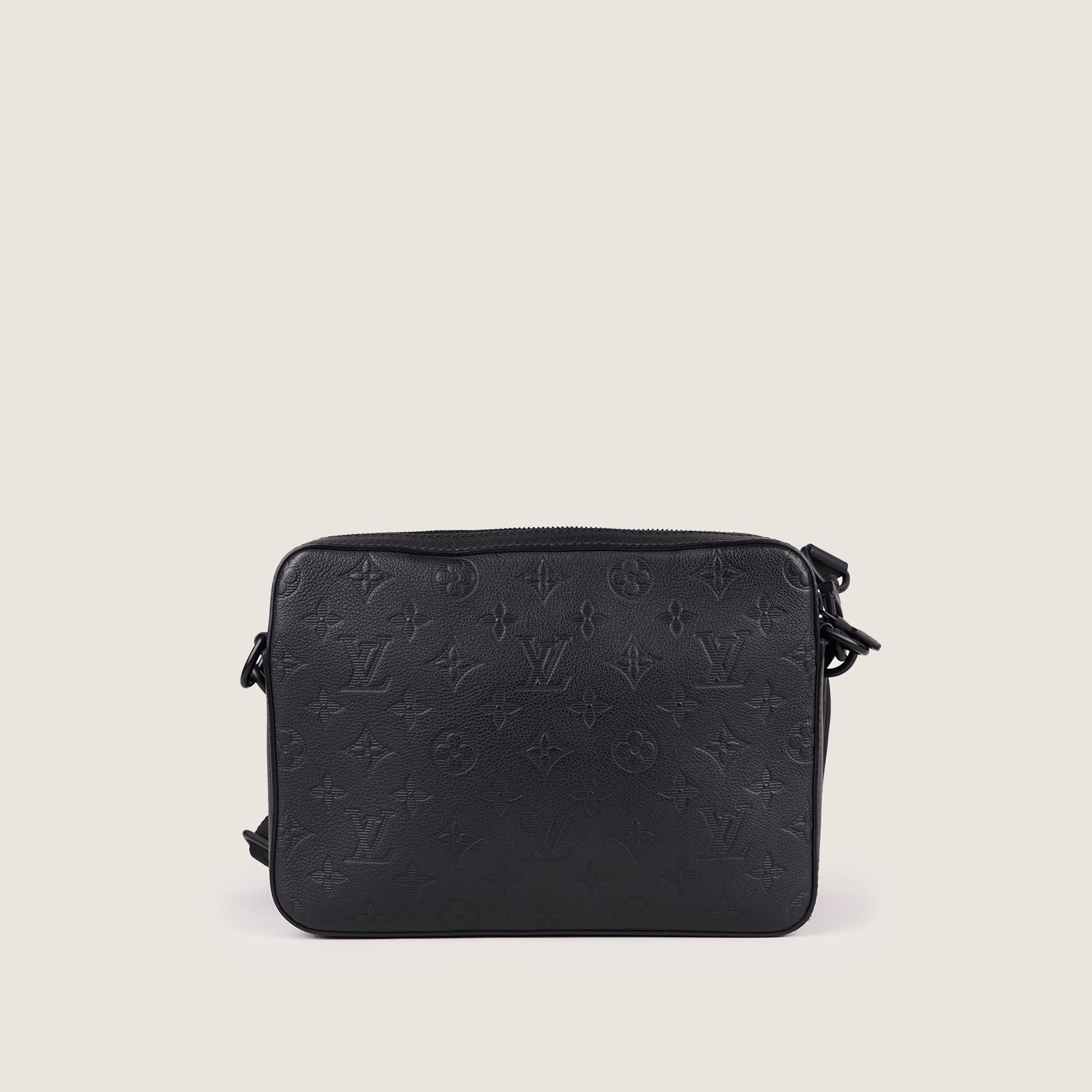 Louis Vuitton Trio Messenger Monogram Shadow/Black Empreinte Leather