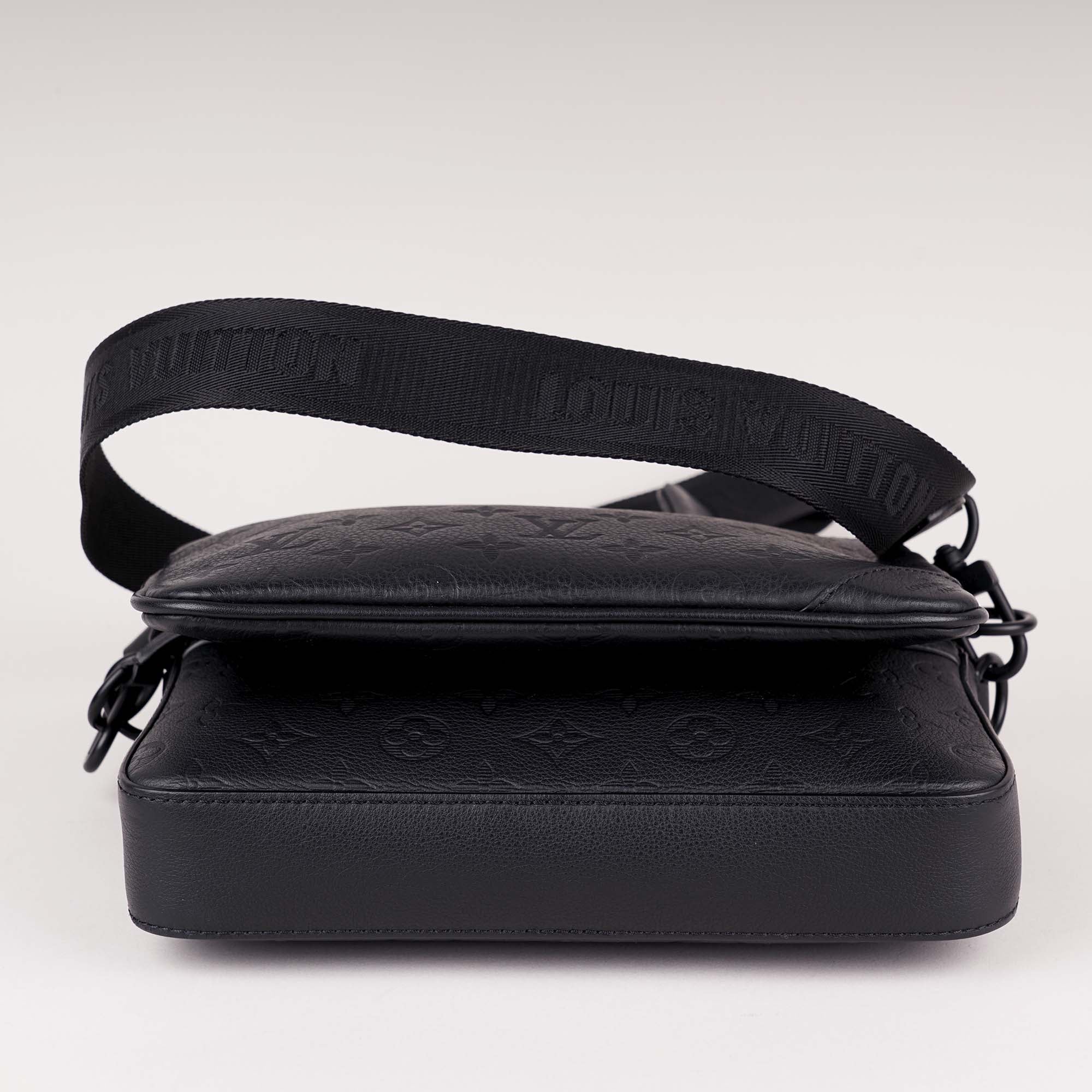 Louis Vuitton Trio Messenger Monogram Shadow/Black Empreinte Leather image