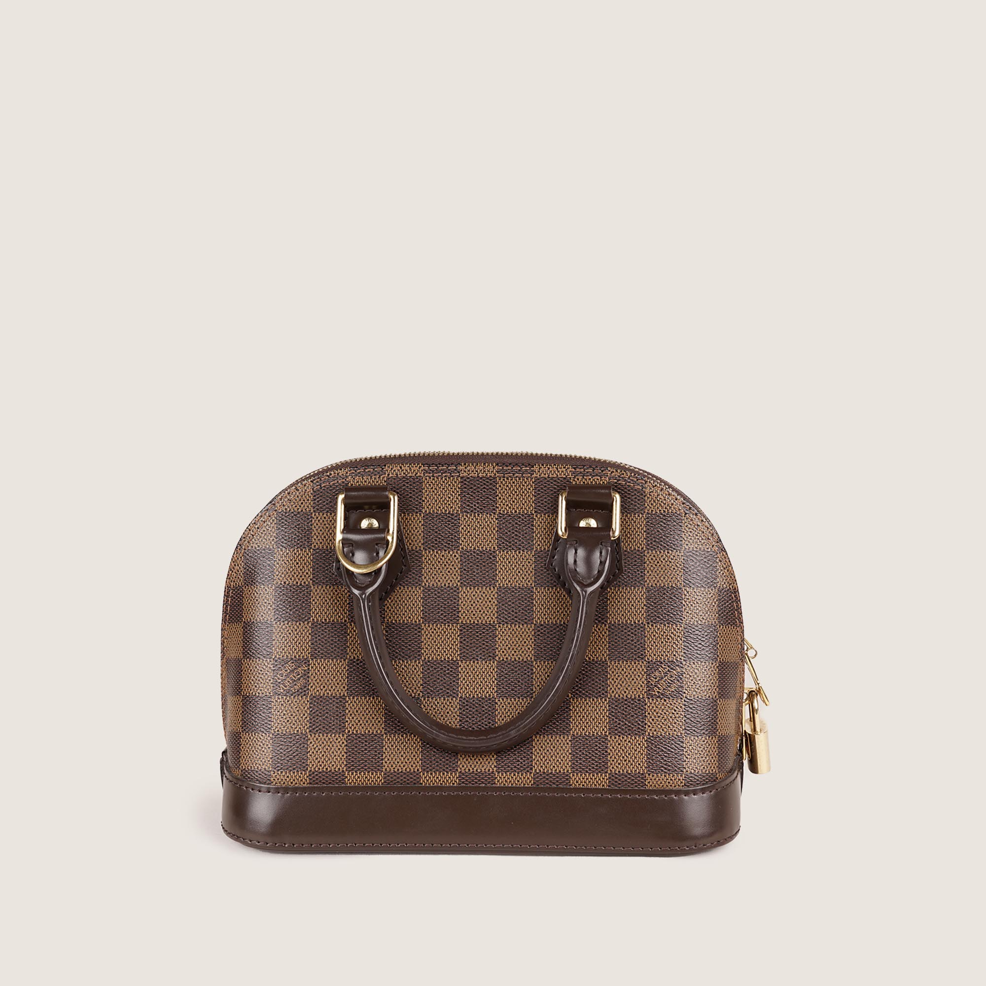 Alma BB Damier Ebene Canvas - LOUIS VUITTON - Affordable Luxury