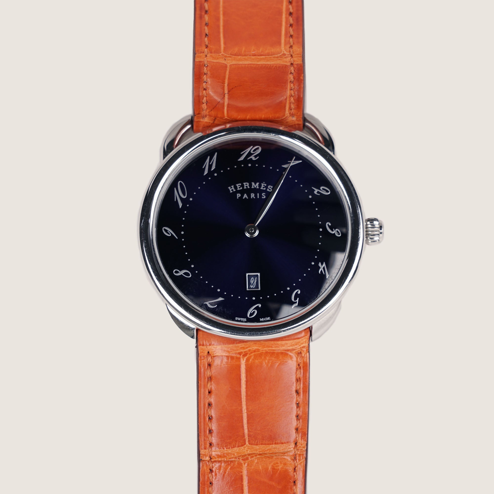Arceau Watch 40MM Blue Dial - HERMÈS - Affordable Luxury