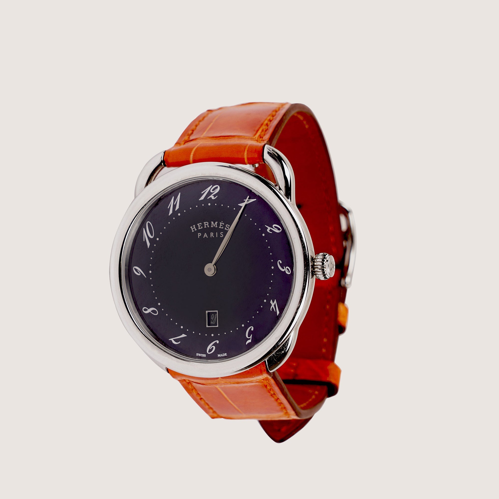 Arceau Watch 40MM Blue Dial - HERMÈS - Affordable Luxury