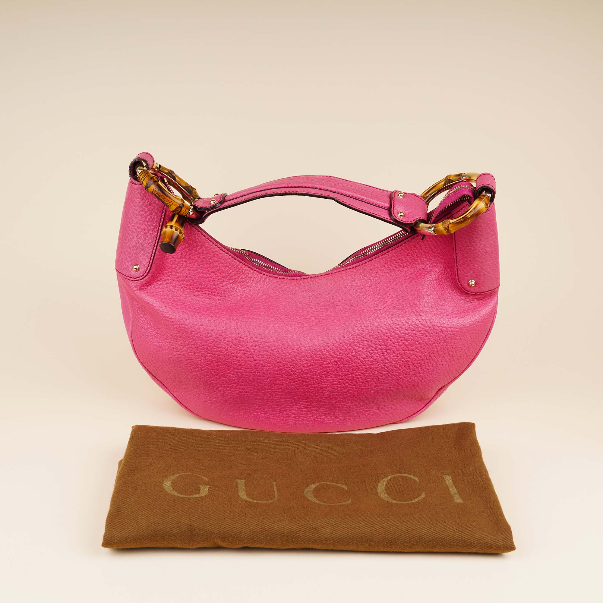 Bamboo Ring Shoulder Bag - GUCCI - Affordable Luxury image