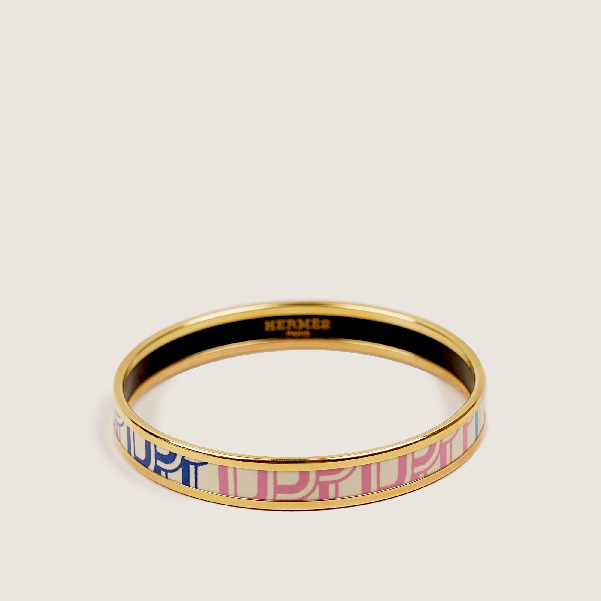 Bangle Bracelet Multioclor Enamel - HERMÈS - Affordable Luxury