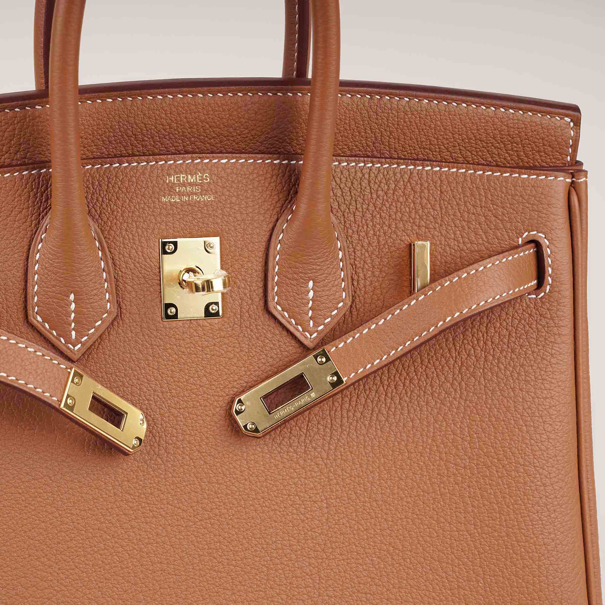 Birkin 25 Retourne Handbag - HERMÈS - Affordable Luxury image