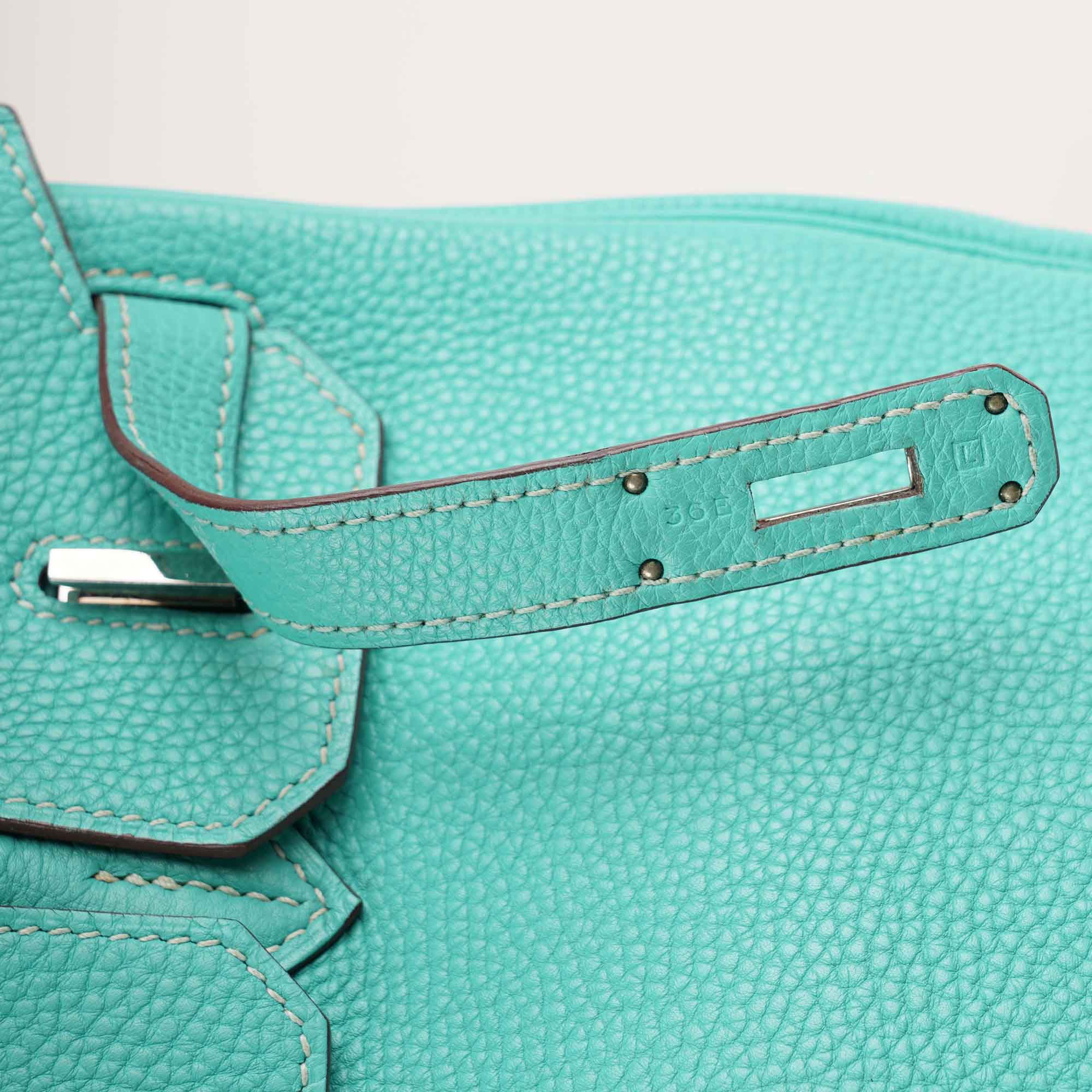 Birkin 30 Bleu Lagoon Top Handle - HERMÈS - Affordable Luxury image