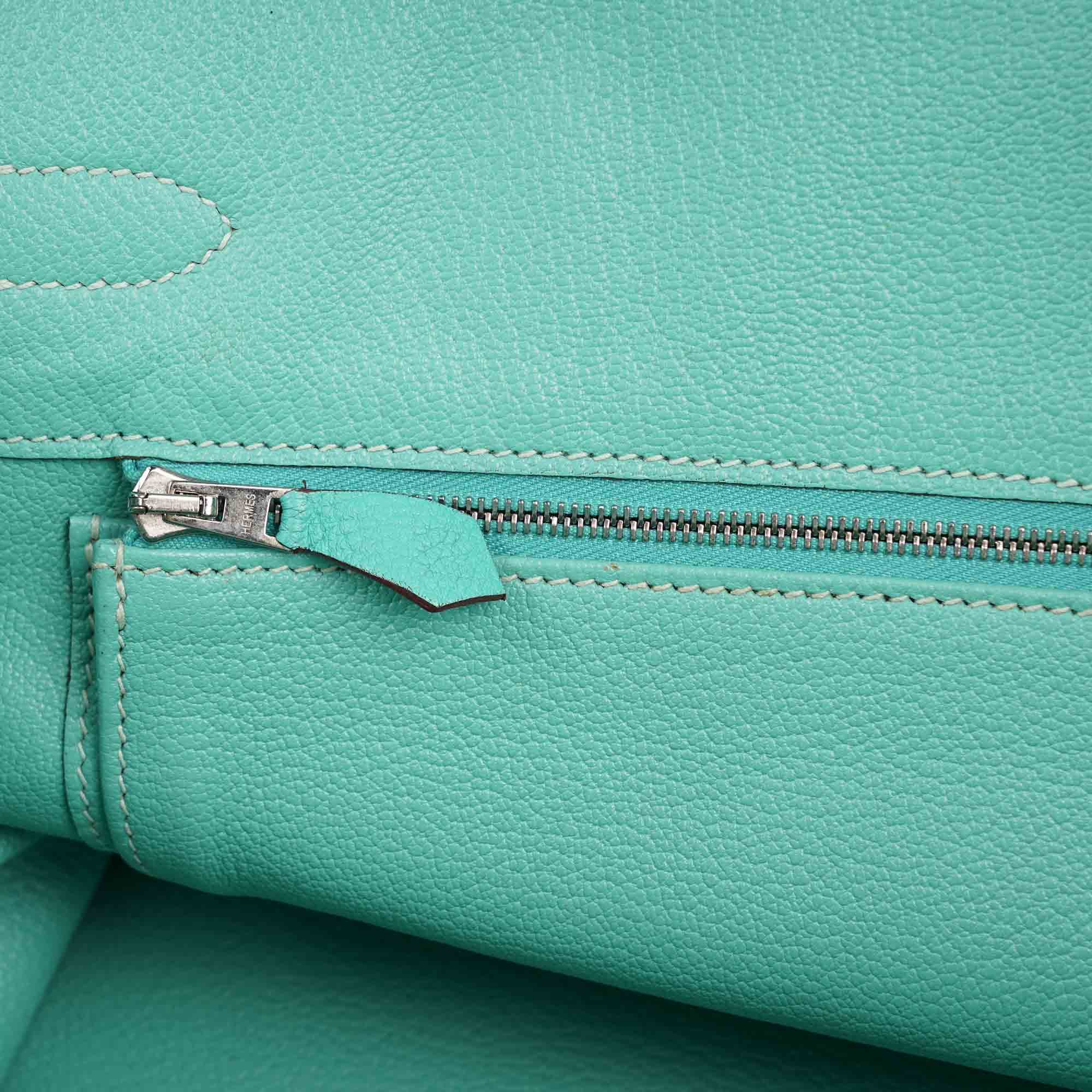 Birkin 30 Bleu Lagoon Top Handle - HERMÈS - Affordable Luxury image