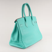 Birkin 30 Bleu Lagoon Top Handle - HERMÈS - Affordable Luxury thumbnail image