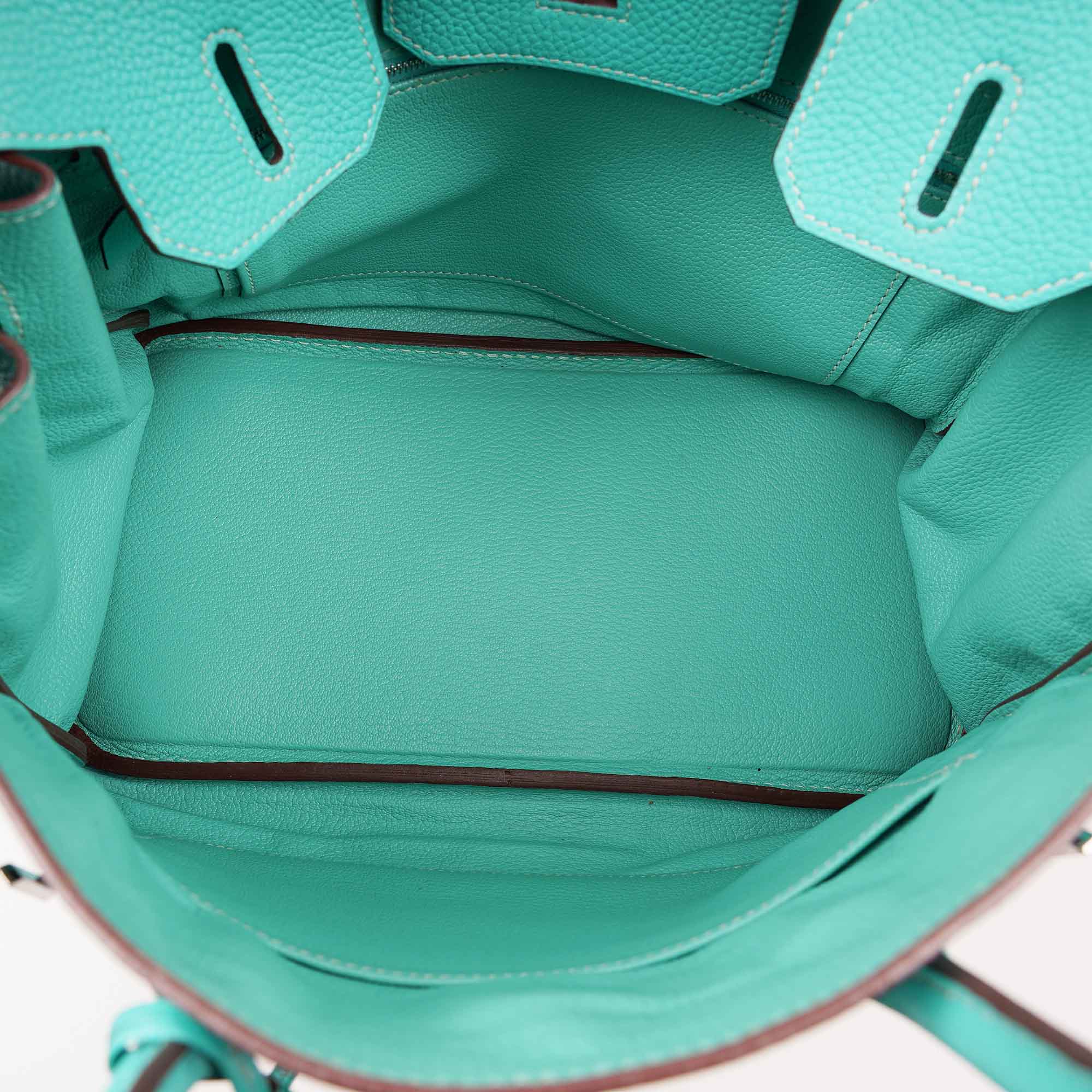 Birkin 30 Bleu Lagoon Top Handle - HERMÈS - Affordable Luxury image