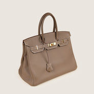 Birkin 35 Etoupe Handbag - HERMÈS - Affordable Luxury thumbnail image