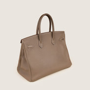 Birkin 35 Etoupe Handbag - HERMÈS - Affordable Luxury thumbnail image