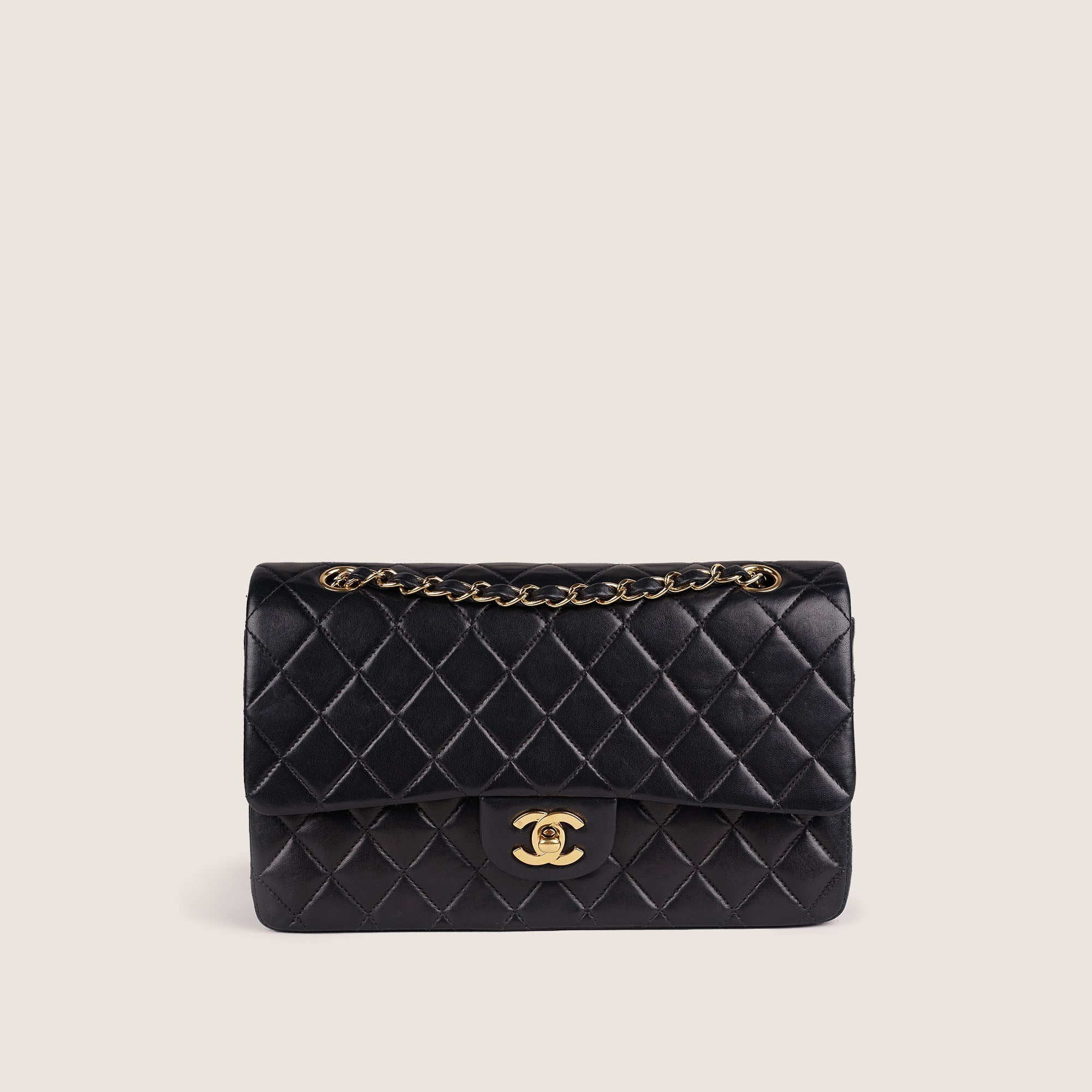 Black Classic Medium Double - CHANEL - Affordable Luxury