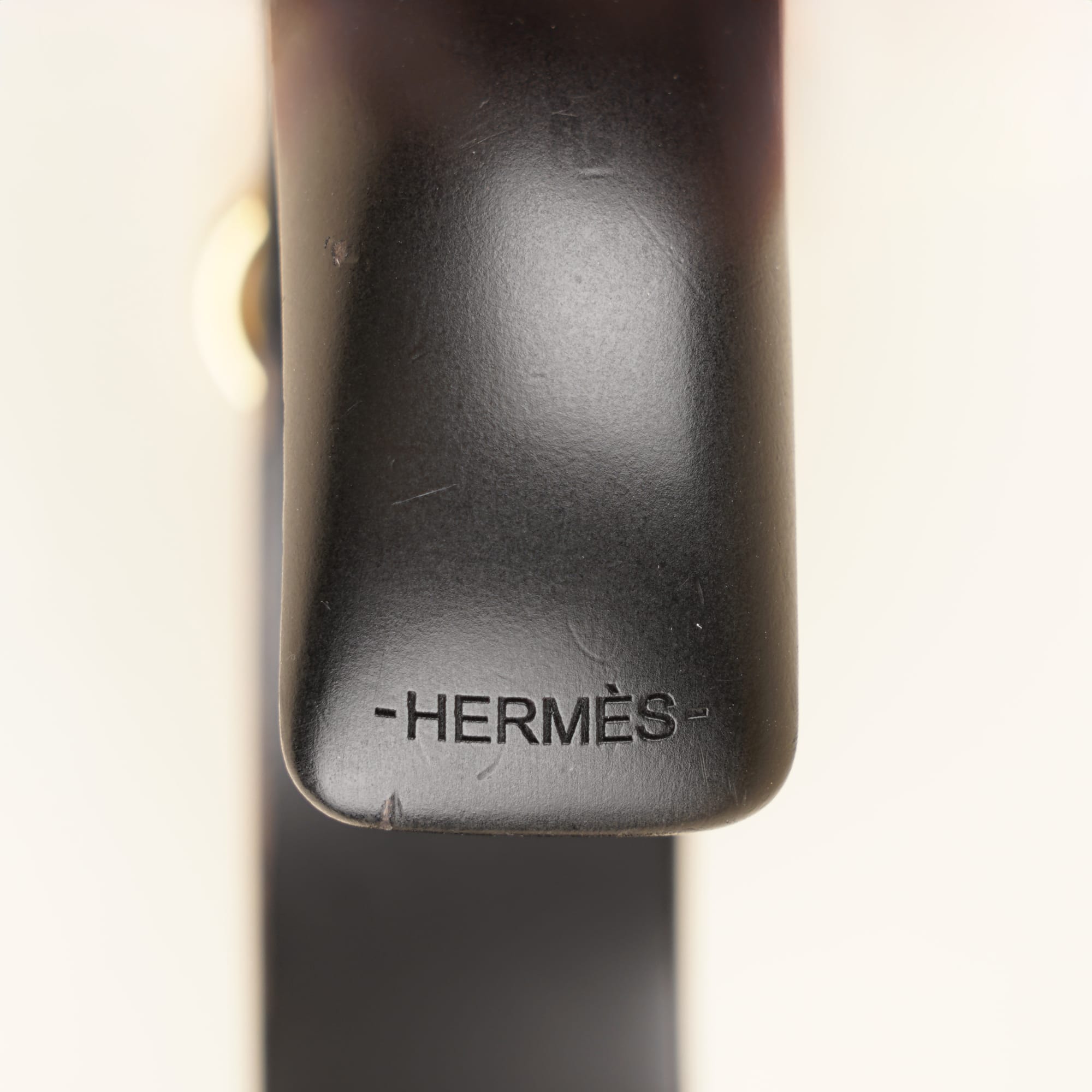 Black Pearwood Medor Bracelet - HERMÈS - Affordable Luxury image