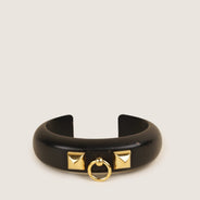 Black Pearwood Medor Bracelet - HERMÈS - Affordable Luxury thumbnail image