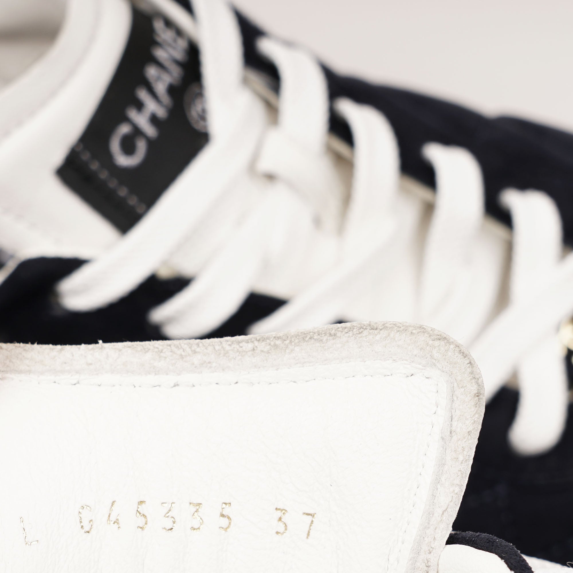Black Suede Sneakers 37 - CHANEL - Affordable Luxury image