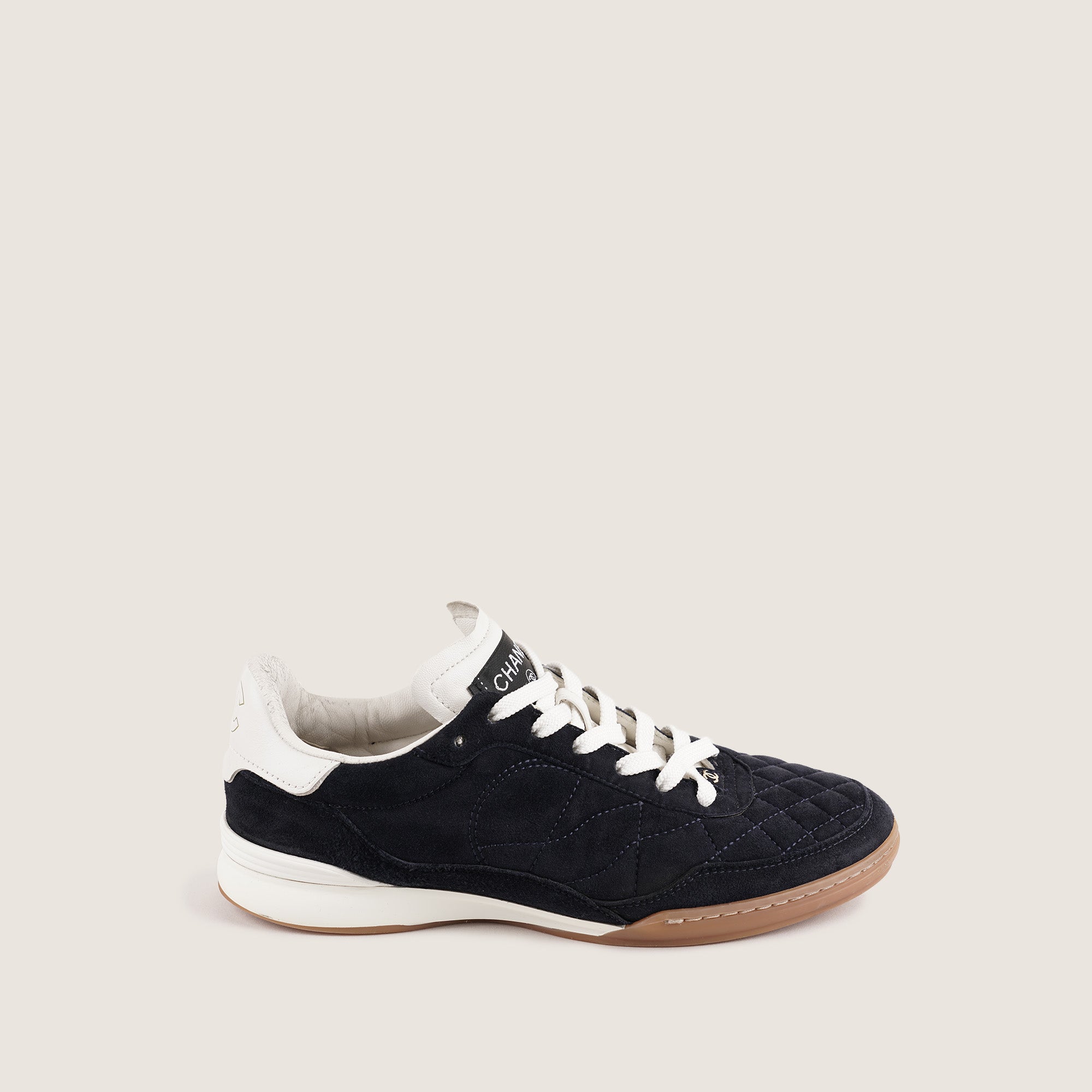 Black Suede Sneakers 37 - CHANEL - Affordable Luxury