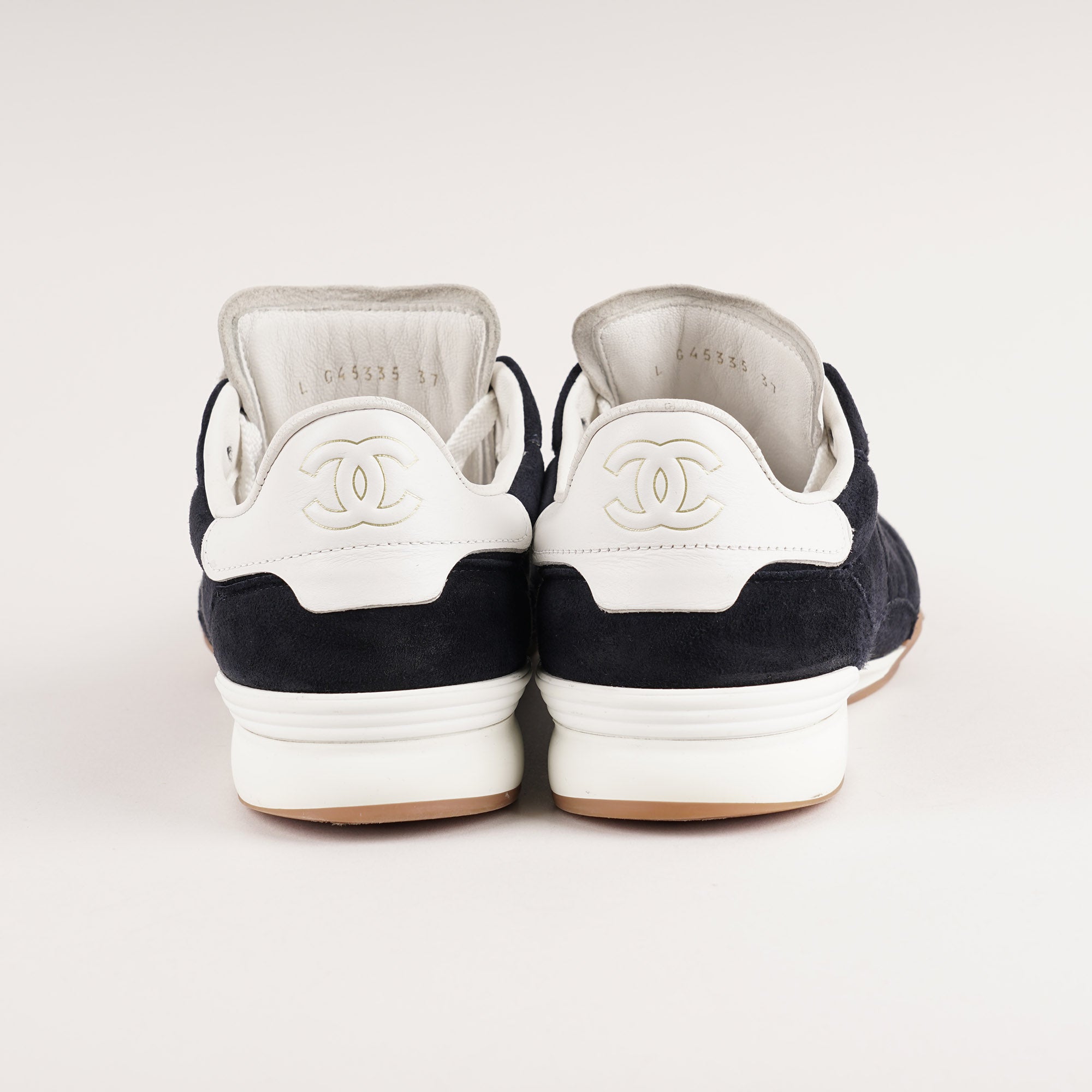 Black Suede Sneakers 37 - CHANEL - Affordable Luxury image