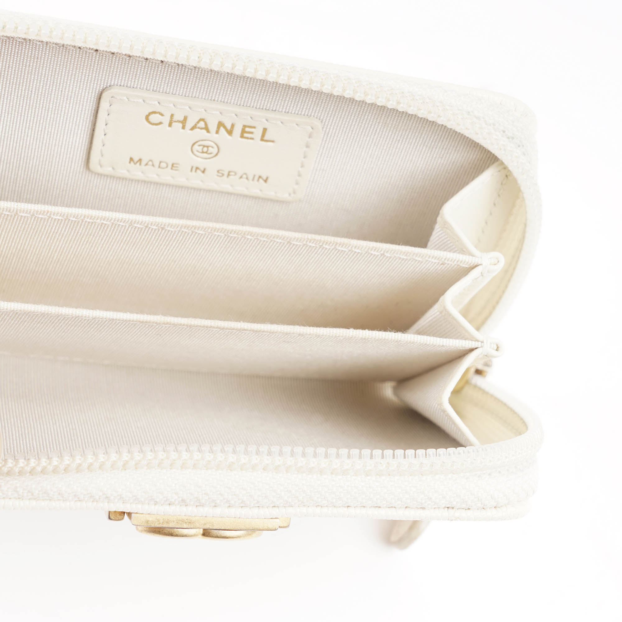 Boy Zip Around Coin Purse - CHANEL - Affordable Luxury image