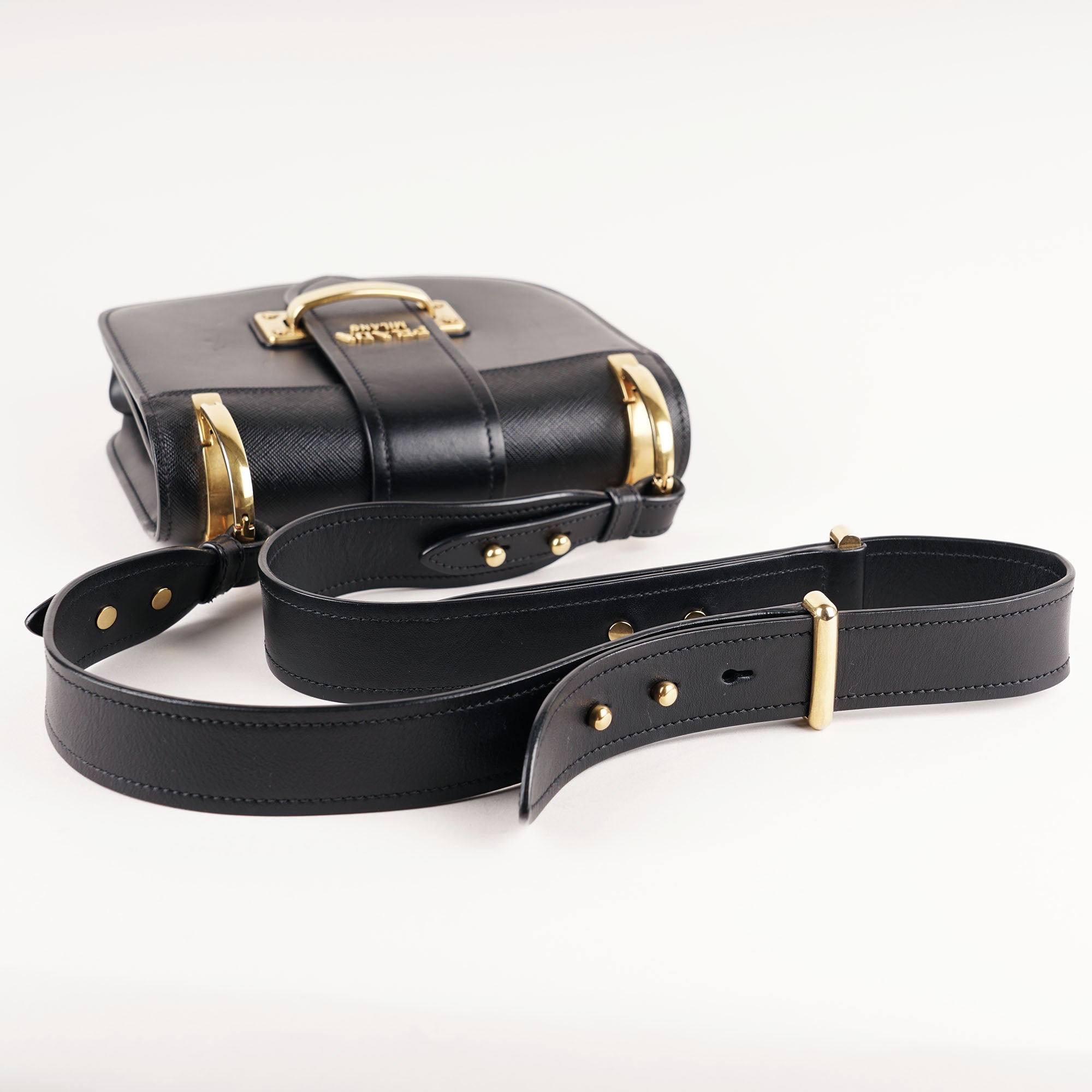 Cahier Satchel Crossbody Bag - PRADA - Affordable Luxury image