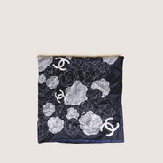 Camellia Silk Scarf 90 - CHANEL - Affordable Luxury thumbnail image