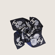 Camellia Silk Scarf 90 - CHANEL - Affordable Luxury thumbnail image