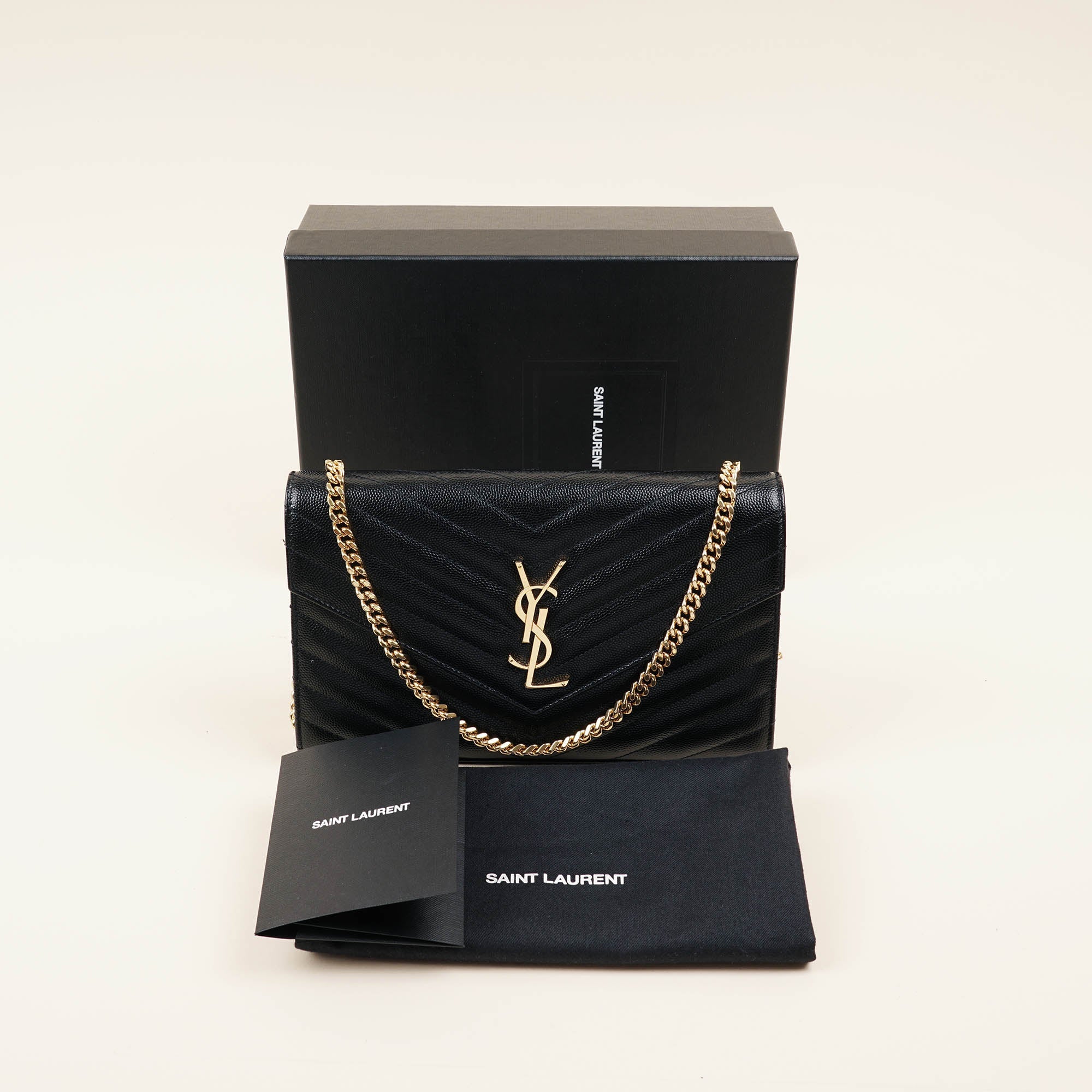 Cassandre Chain Wallet - SAINT LAURENT - Affordable Luxury image