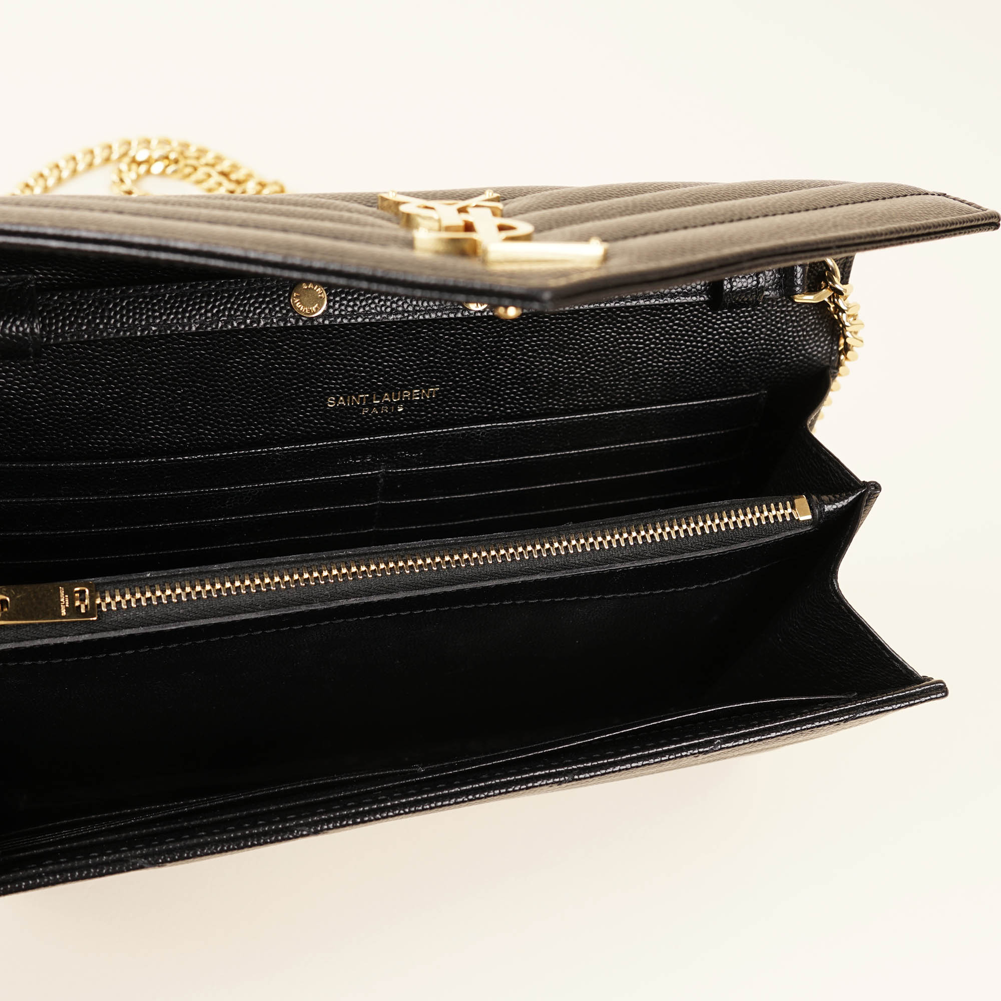 Cassandre Chain Wallet - SAINT LAURENT - Affordable Luxury image