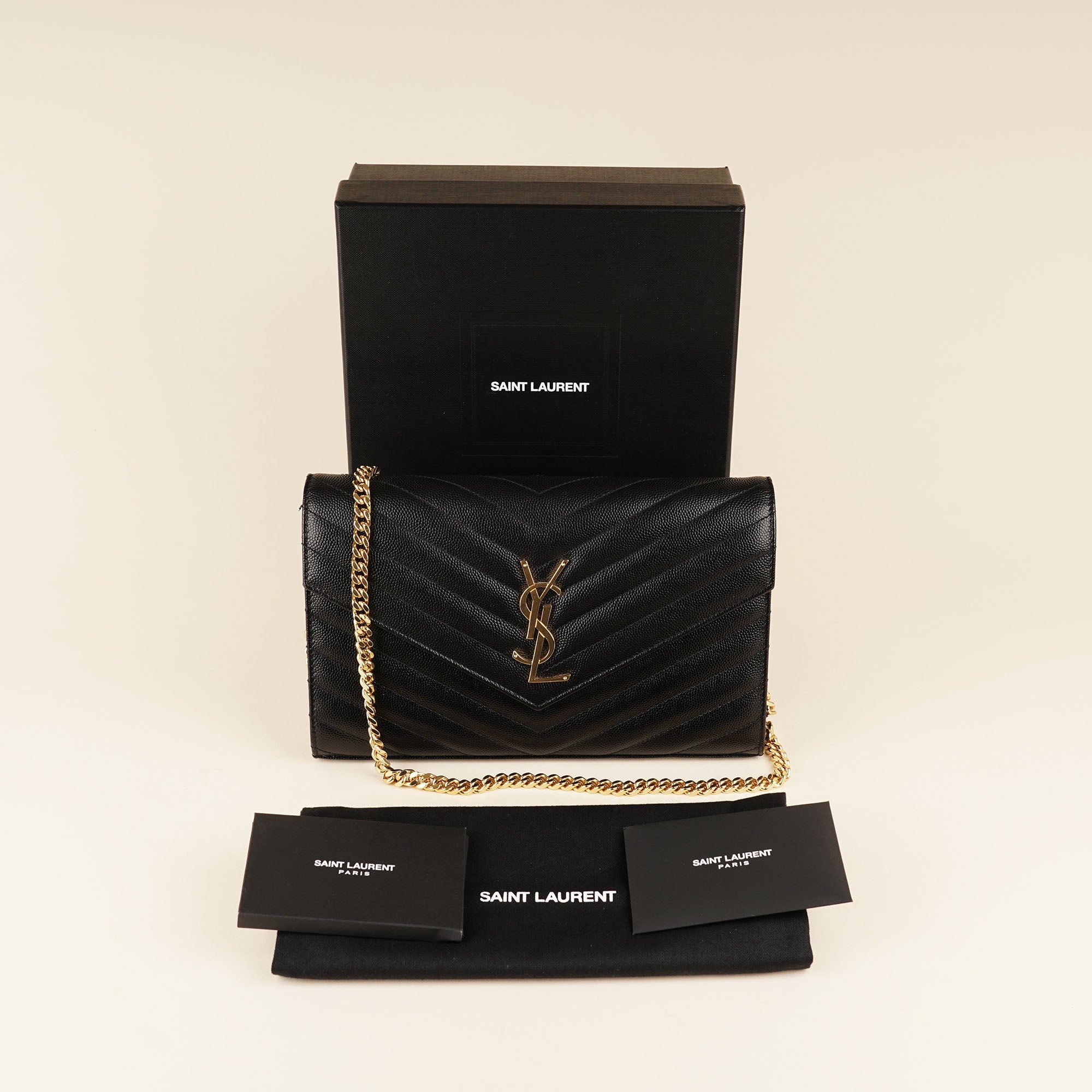 Cassandre Chain Wallet - SAINT LAURENT - Affordable Luxury image