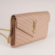 Cassandre Envelope Chain Wallet - SAINT LAURENT - Affordable Luxury thumbnail image