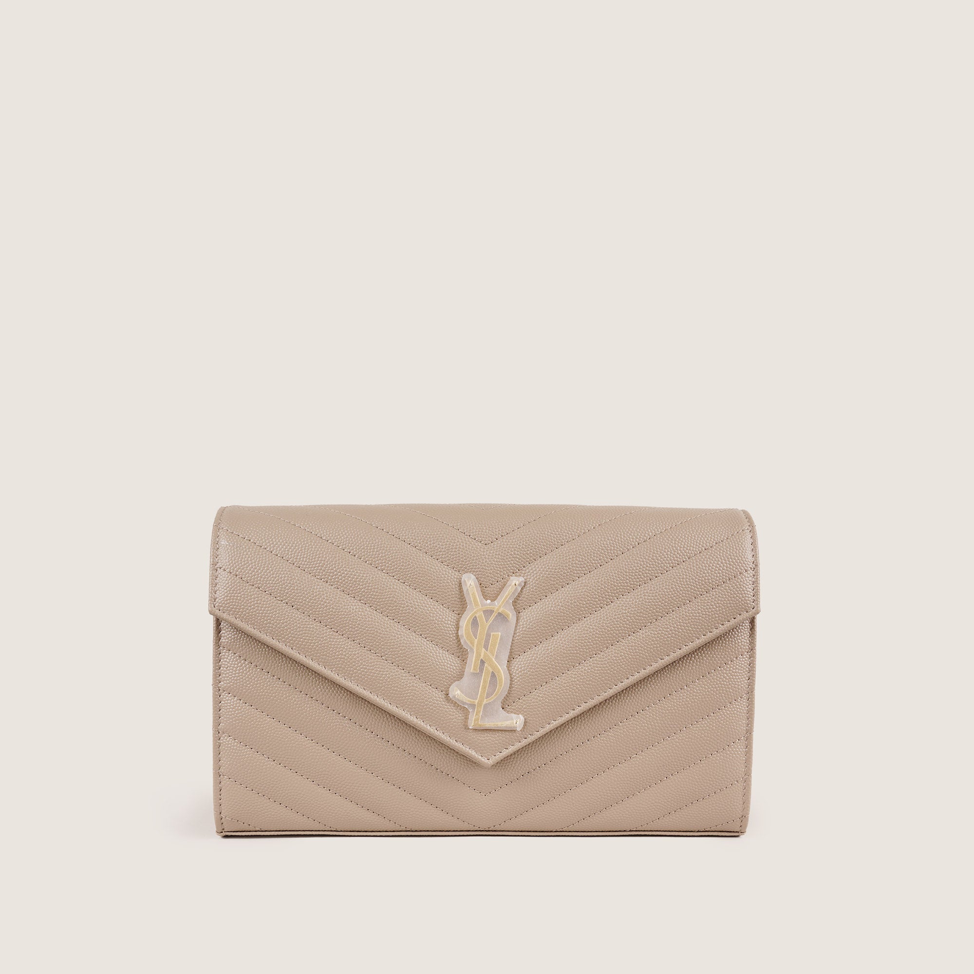 Cassandre Large Wallet On Chain - SAINT LAURENT - Affordable Luxury