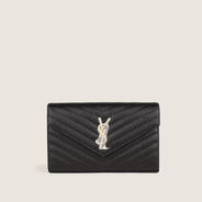 Cassandre Large Wallet On Chain - SAINT LAURENT - Affordable Luxury thumbnail image