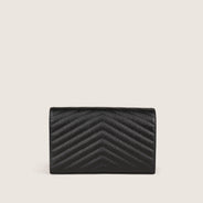 Cassandre Large Wallet On Chain - SAINT LAURENT - Affordable Luxury thumbnail image