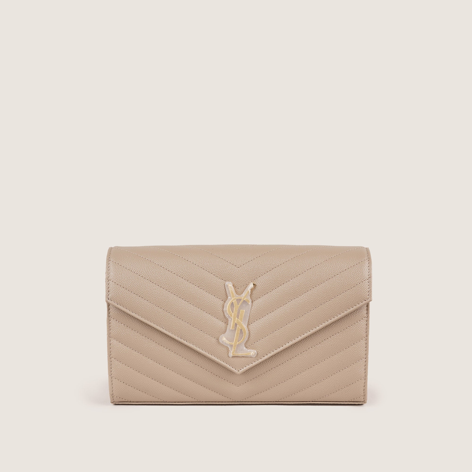 Cassandre Large Wallet On Chain - SAINT LAURENT - Affordable Luxury image