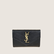 Cassandre Small Envelope Wallet - SAINT LAURENT - Affordable Luxury thumbnail image