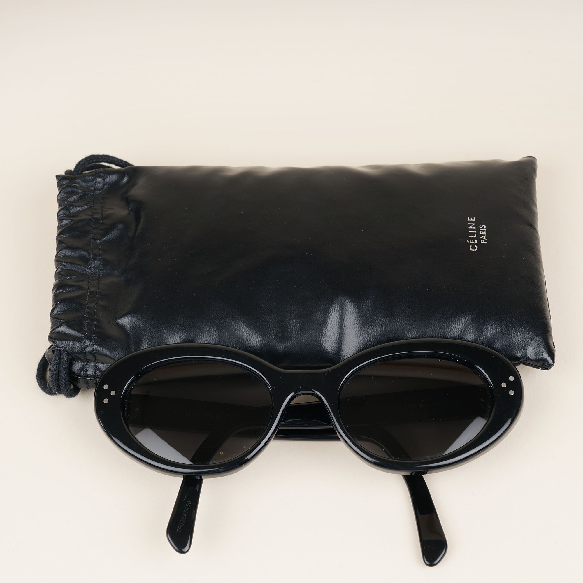 Cat - Eye Frame Sunglasses - CELINE - Affordable Luxury image