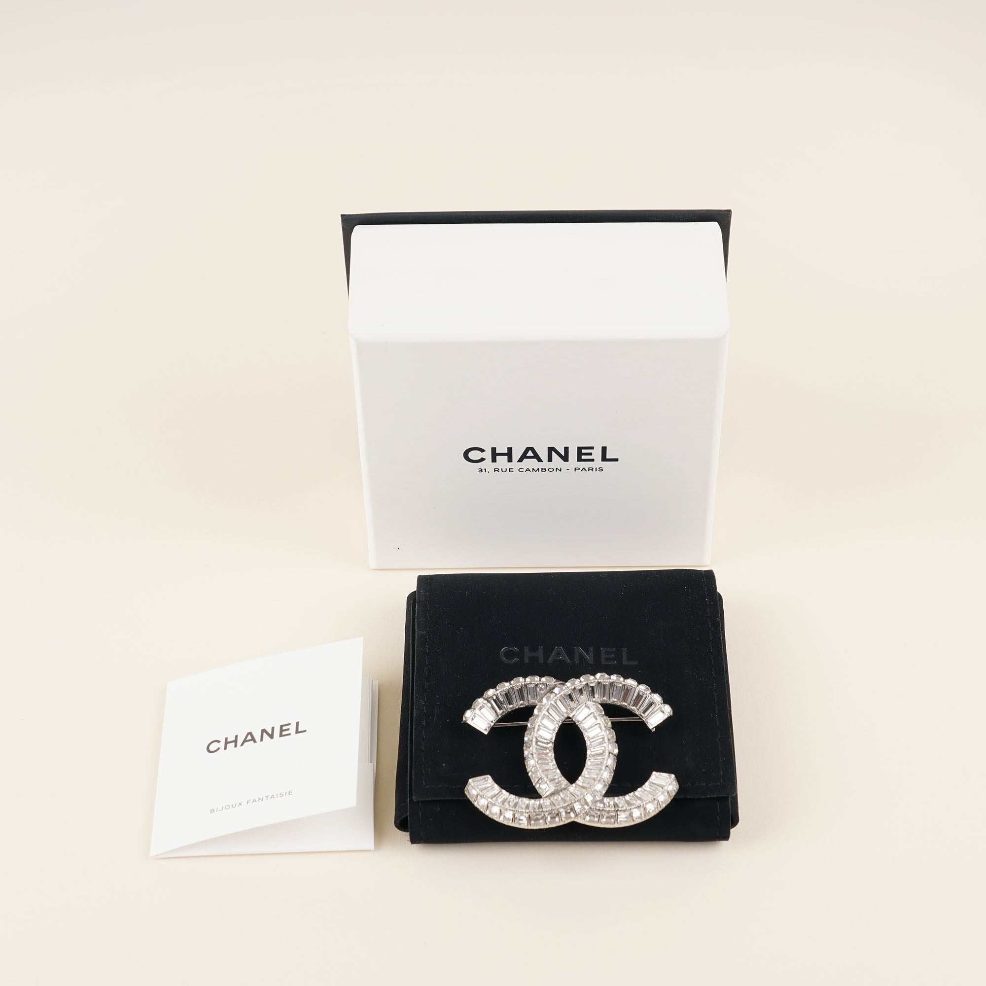 CC Crystal Brooch - CHANEL - Affordable Luxury image