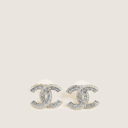 CC Crystal Earrings - CHANEL - Affordable Luxury thumbnail image