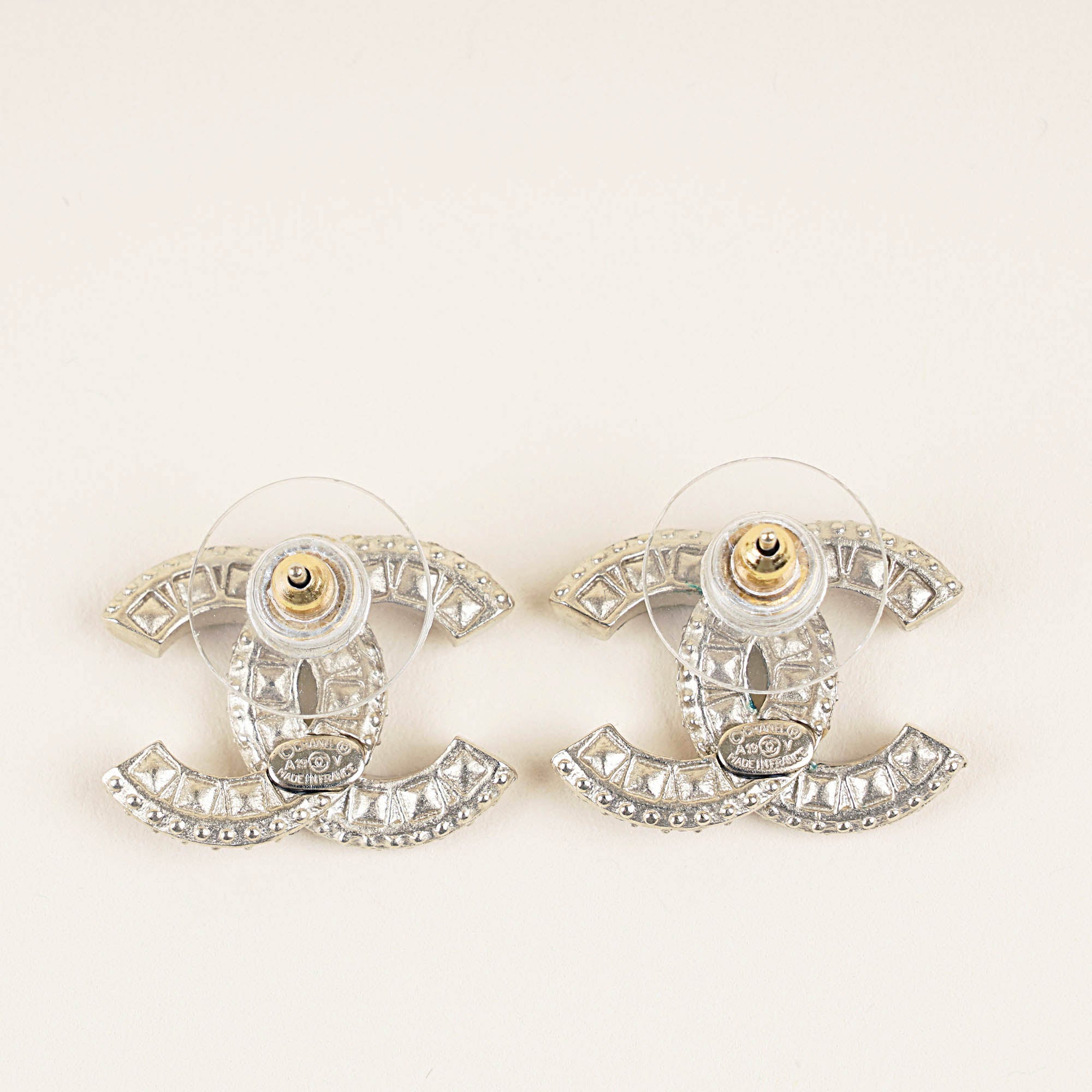 CC Crystal Earrings - CHANEL - Affordable Luxury image