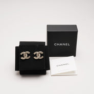 CC Crystal Stud Earrings - CHANEL - Affordable Luxury thumbnail image