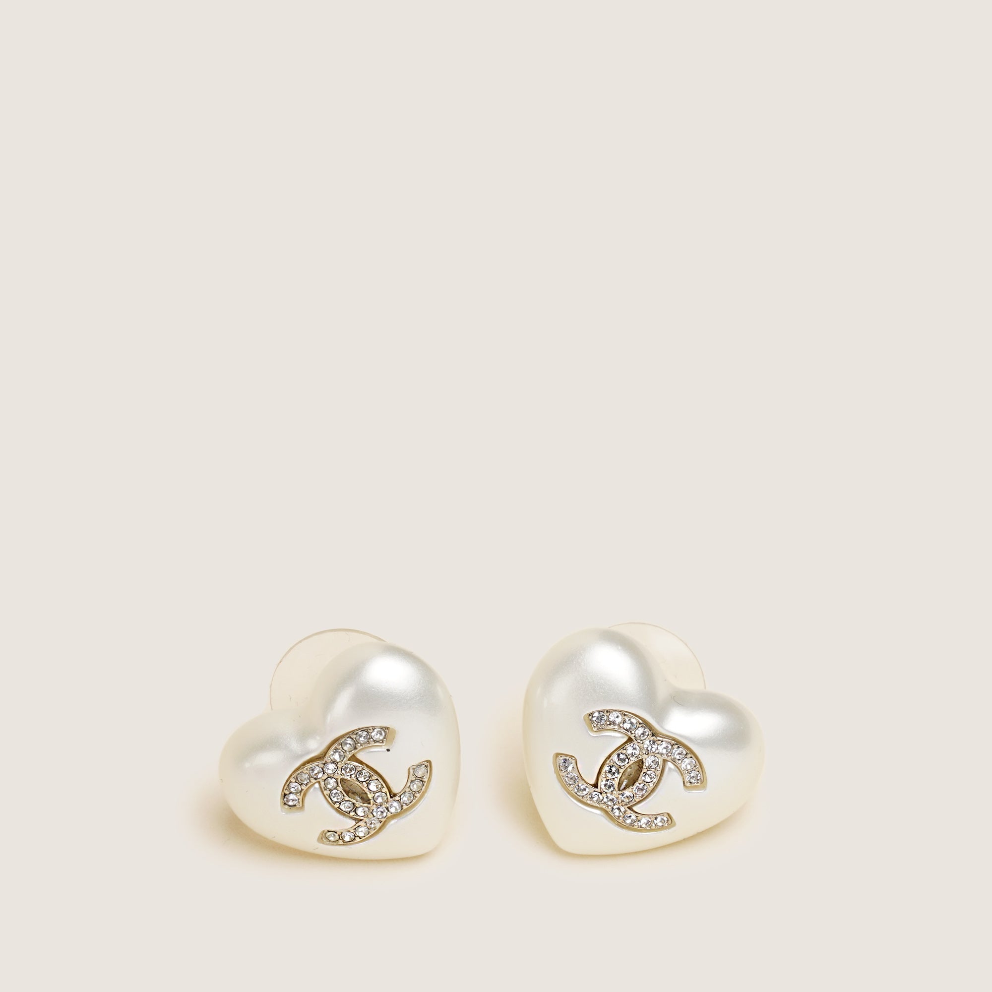 CC Heart Earrings - CHANEL - Affordable Luxury