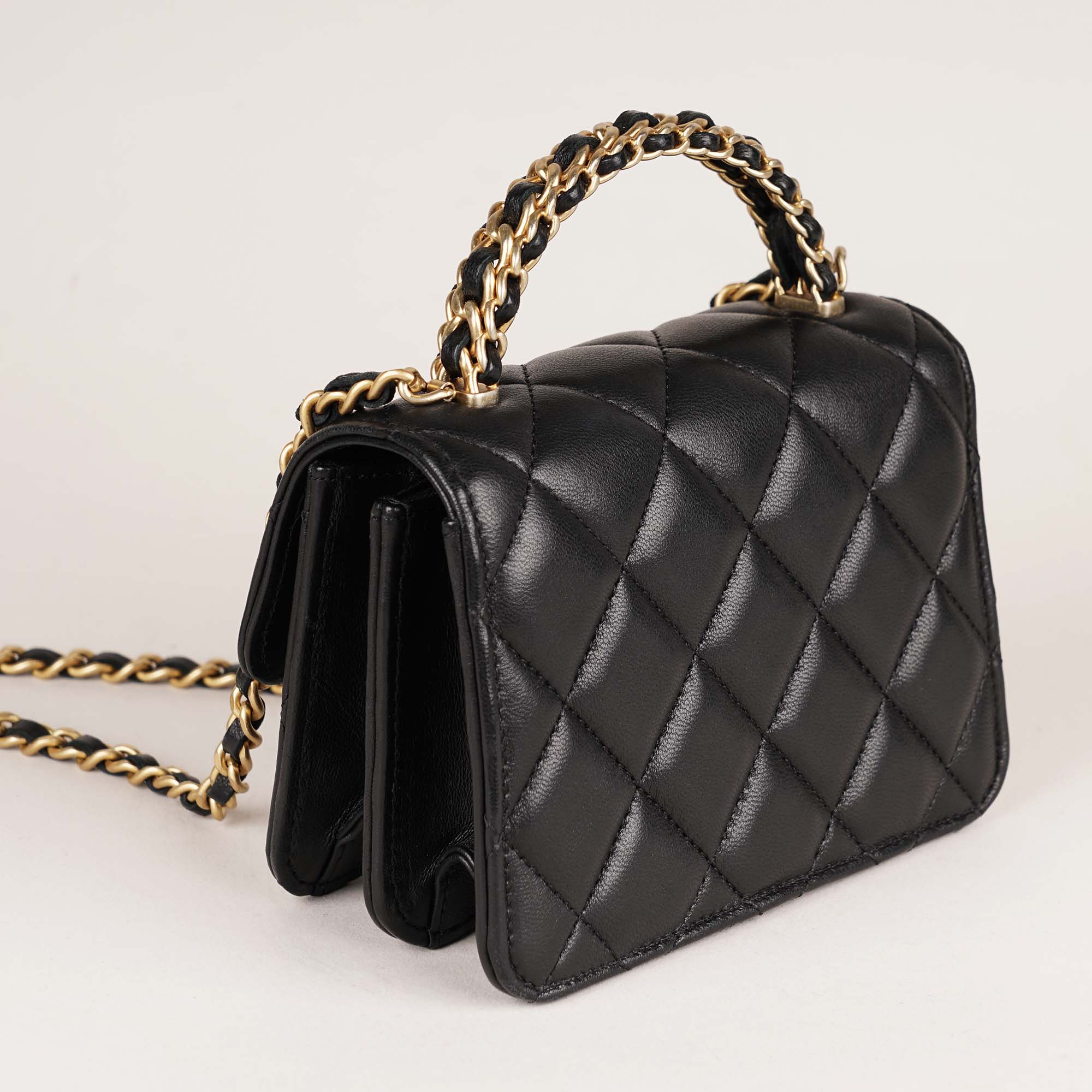 CC Micro Flap Top Handle - CHANEL - Affordable Luxury image