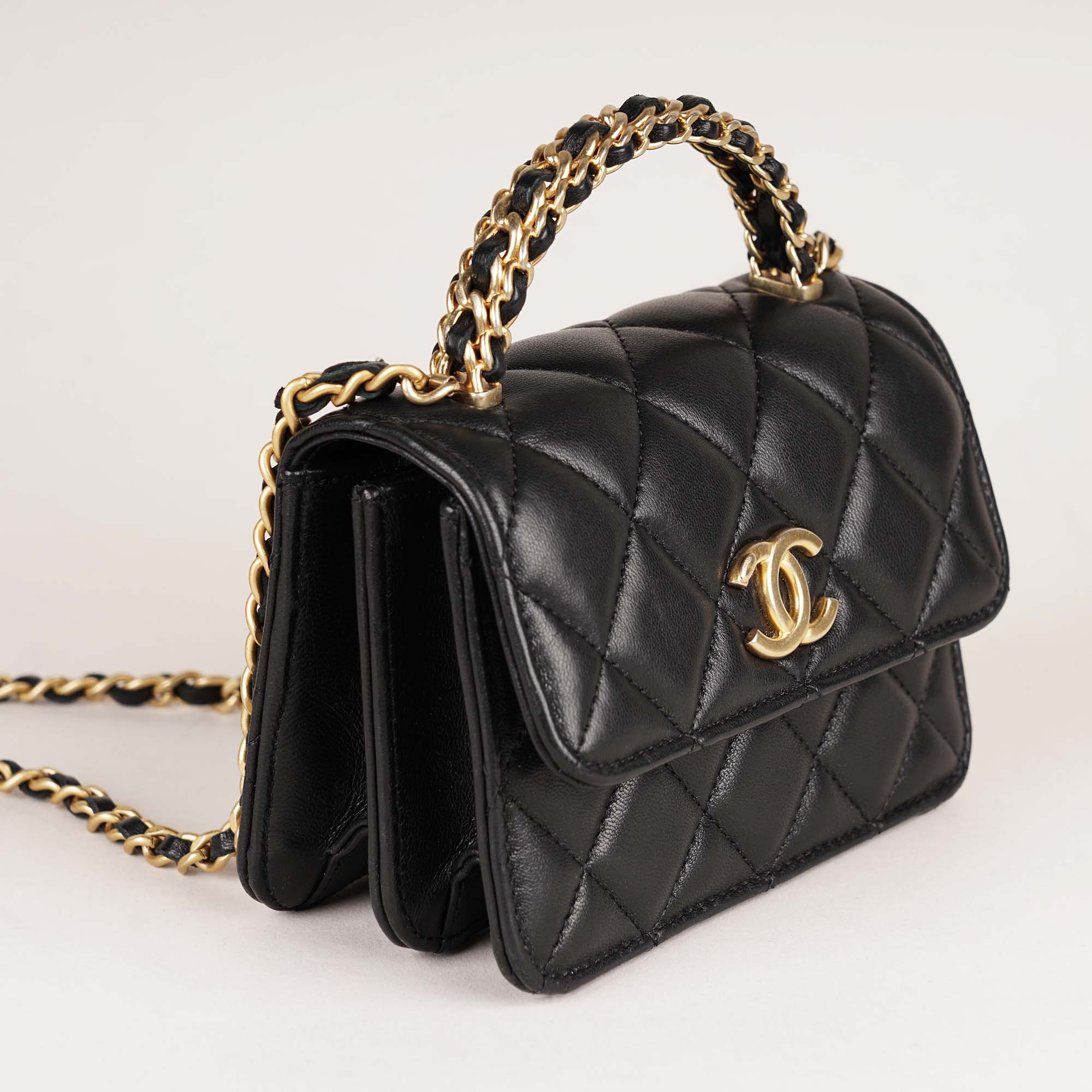 CC Micro Flap Top Handle - CHANEL - Affordable Luxury image