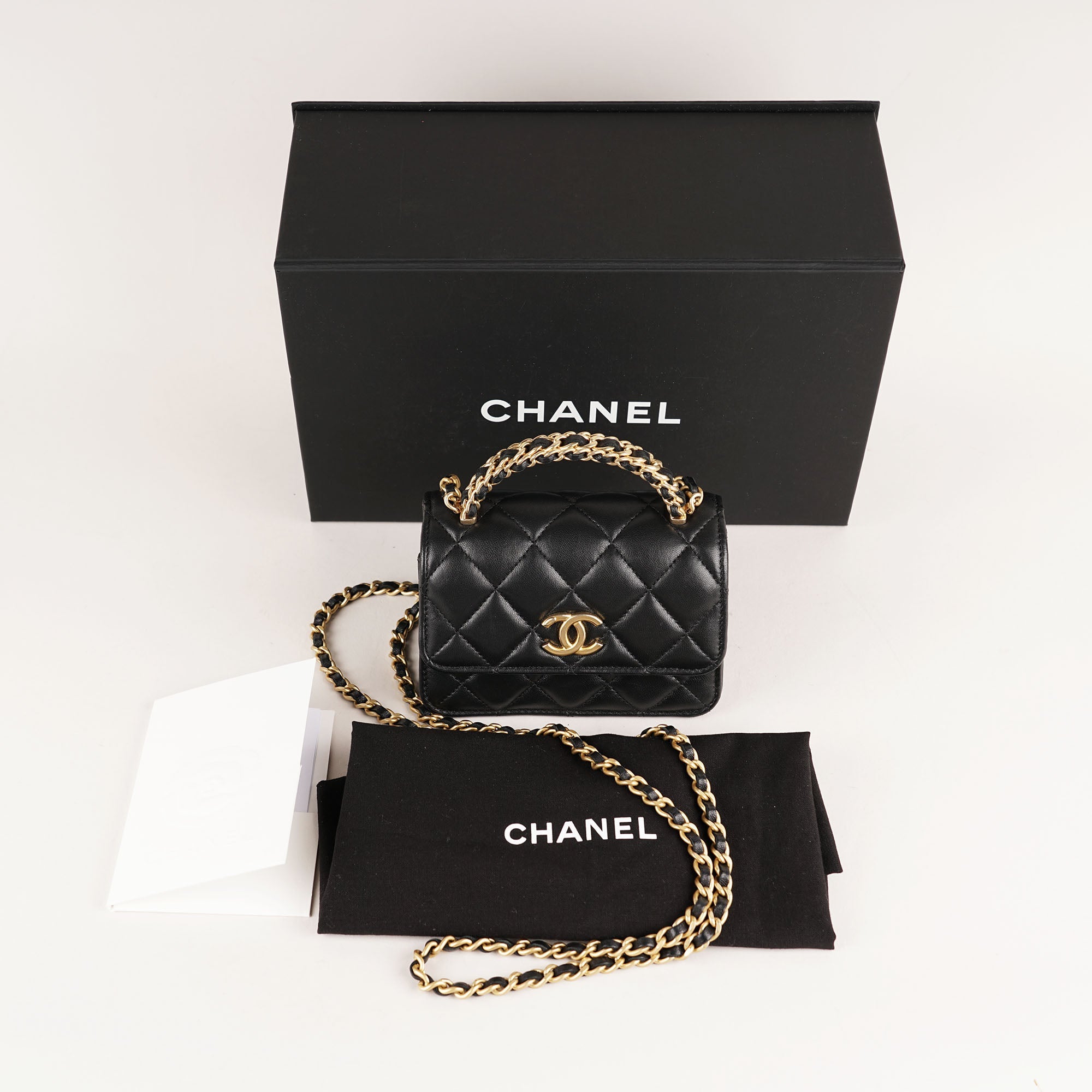 CC Micro Flap Top Handle - CHANEL - Affordable Luxury image