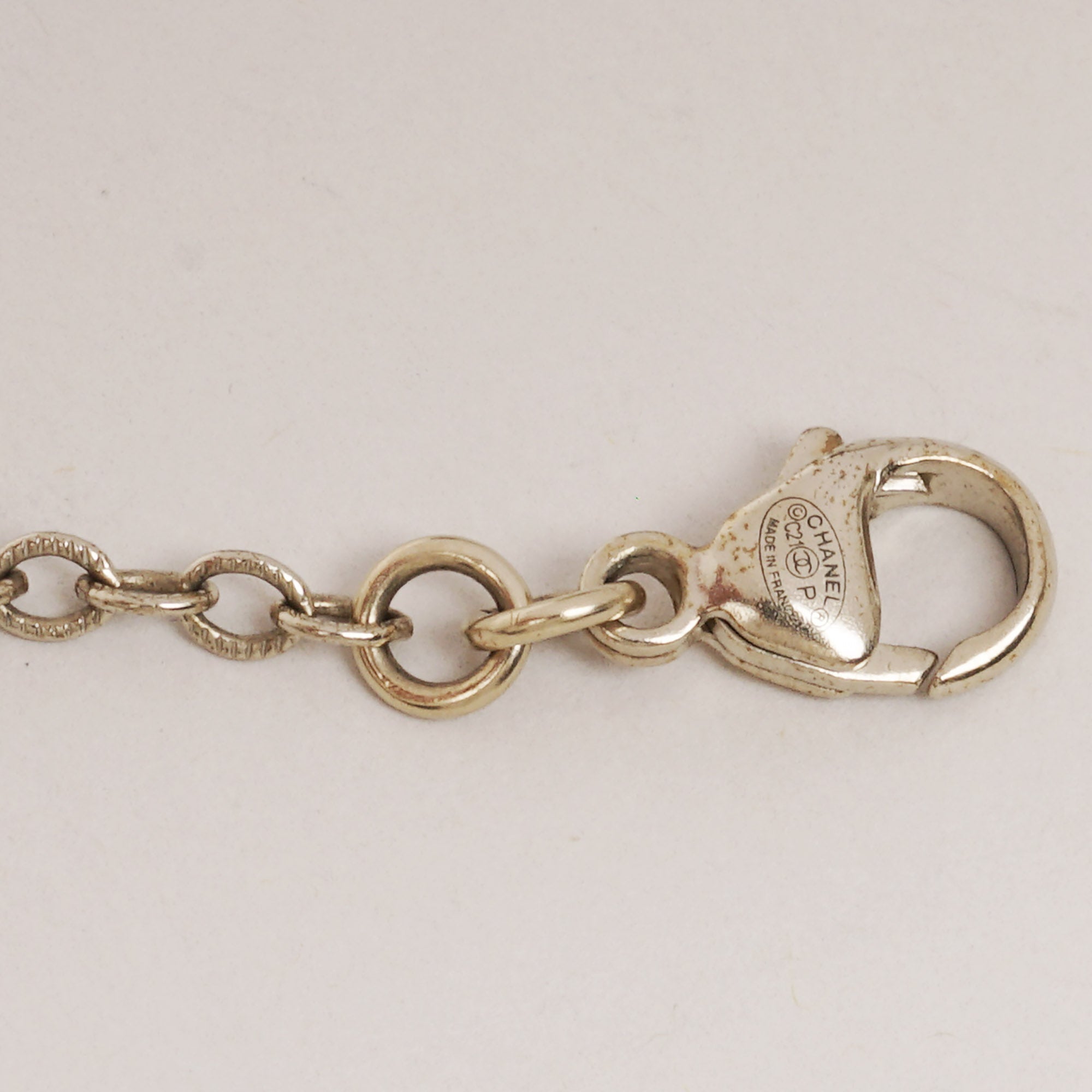 CC Pendant Chain Bracelet - CHANEL - Affordable Luxury image